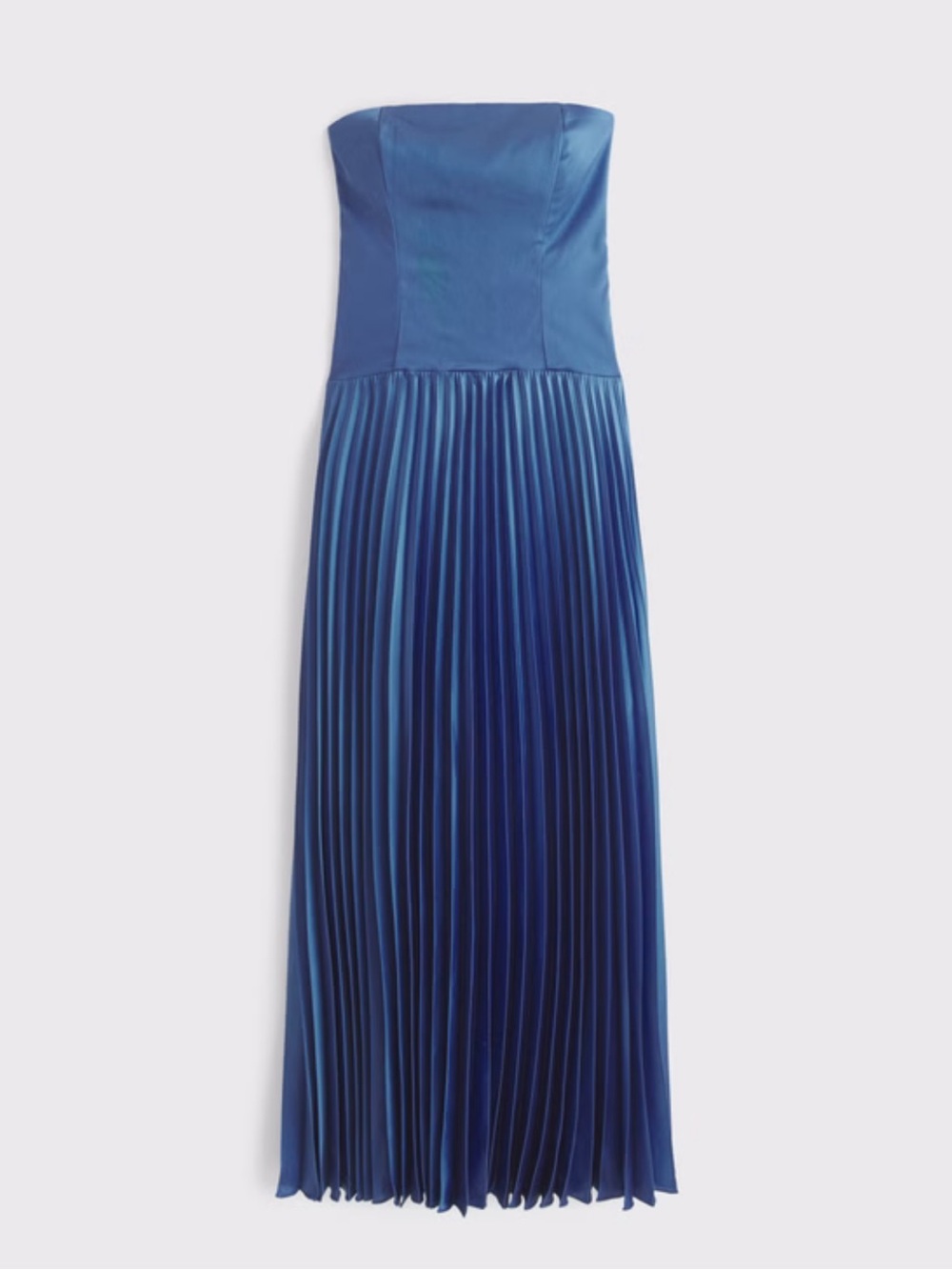 Abercrombie & Fitch Giselle Drop Waist Maxi Dress in Dutch Blue, SMALL PETITE - Picture 5 of 10
